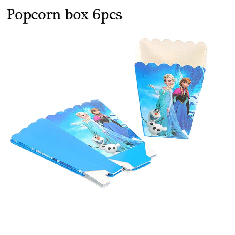 Disney Frozen Birthday Party Supplies - Snow Queen Cutlery Plates Cups - ZOOMNSTORE