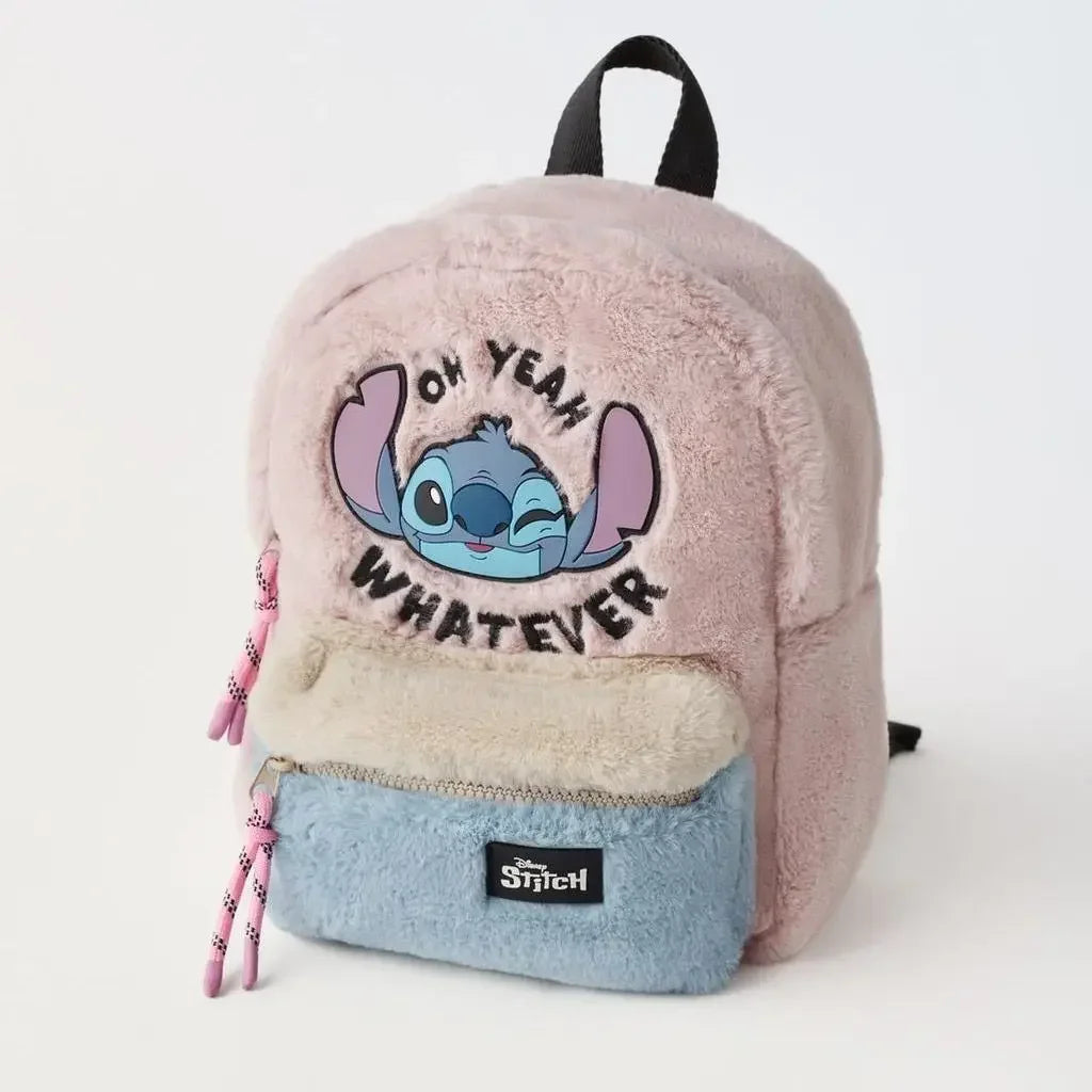Disney Mickey Minnie Fashion Backpack - Large Capacity Canvas School Bag for Boys Girls - ZOOMNSTORE