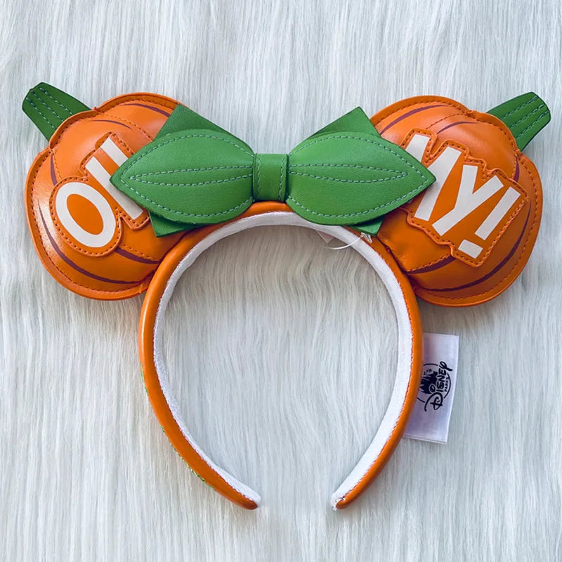 Disney Princess Headband Mickey Ear Rapunzel Snow White Sequin Bow Hair Hoop Gift Girl Accessories Halloween Gift Christmas Jack - ZOOMNSTORE