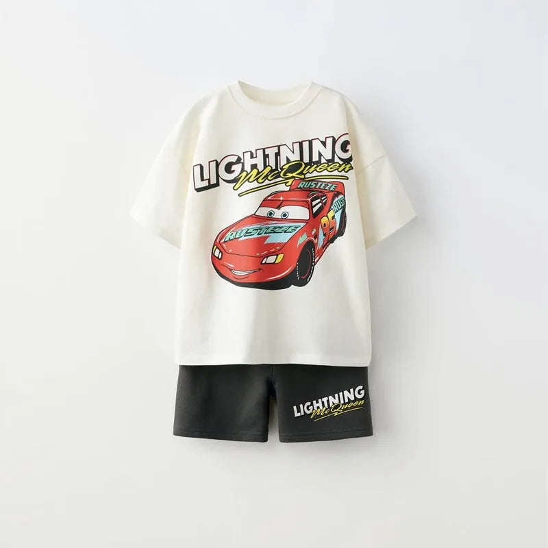 Disney Summer Clothing Set for Kids - Short Sleeve T-Shirt and Sport Outfit - ZOOMNSTORE