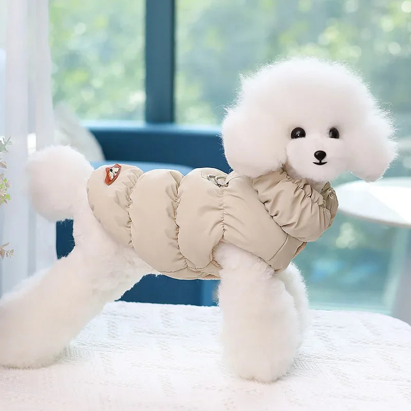 Dog Winter Coat ā Small Dog Jacket Padded Pet Vest for Cold Weather Wear - ZOOMNSTORE