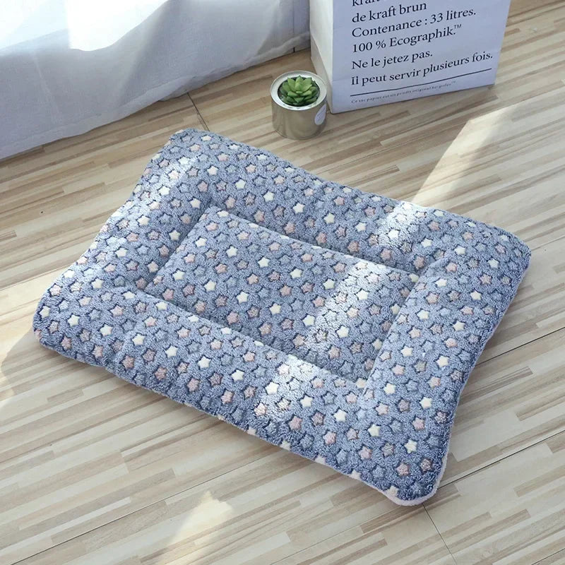 Double-Sided Pet Mat - Plush Cat Small Dog Bed Cushion - ZOOMNSTORE