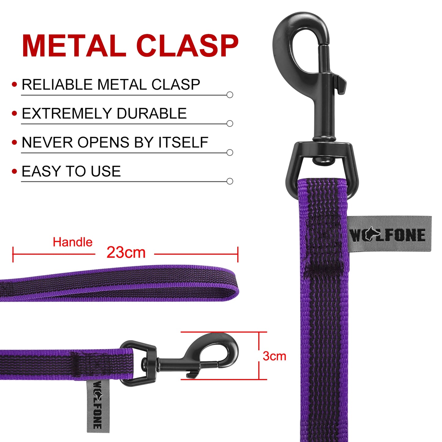 Dual Color Dog Leash - Medium to Long Latex Silk Training Leash 15M to 15M - ZOOMNSTORE