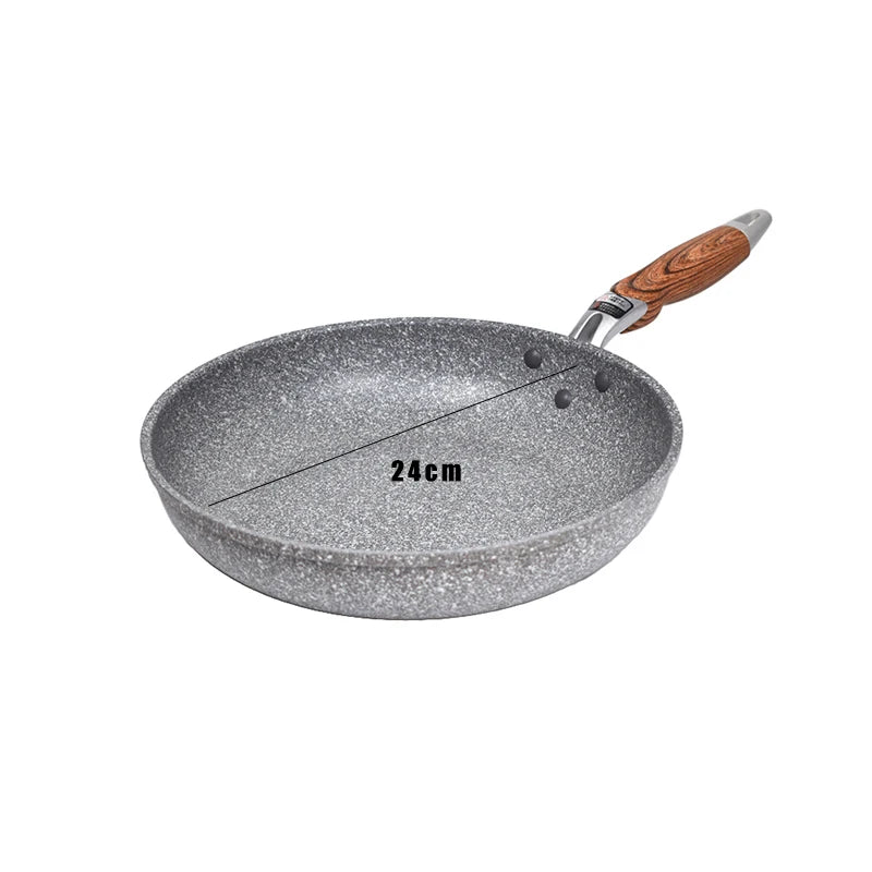 Durable Non-Stick Ceramic Wok Pan - Induction Gas Stove Skillet for Cooking - ZOOMNSTORE