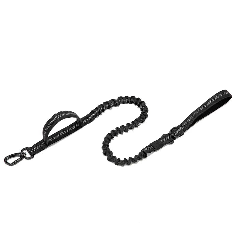 Durable Nylon Dog Collar and Leash Set - Reflective Tactical Training for Large Dogs - ZOOMNSTORE