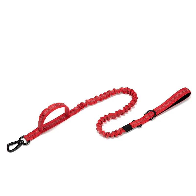 Durable Nylon Dog Collar and Leash Set - Reflective Tactical Training for Large Dogs - ZOOMNSTORE