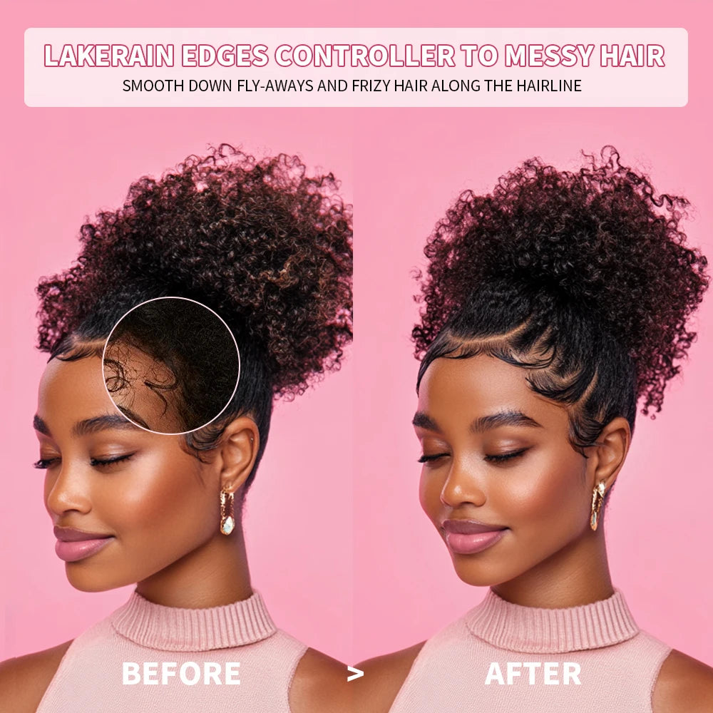 Strong Edge Control Hair Gel - Non-Greasy Long Lasting Styling Wax for All Hair Types - ZOOMNSTORE