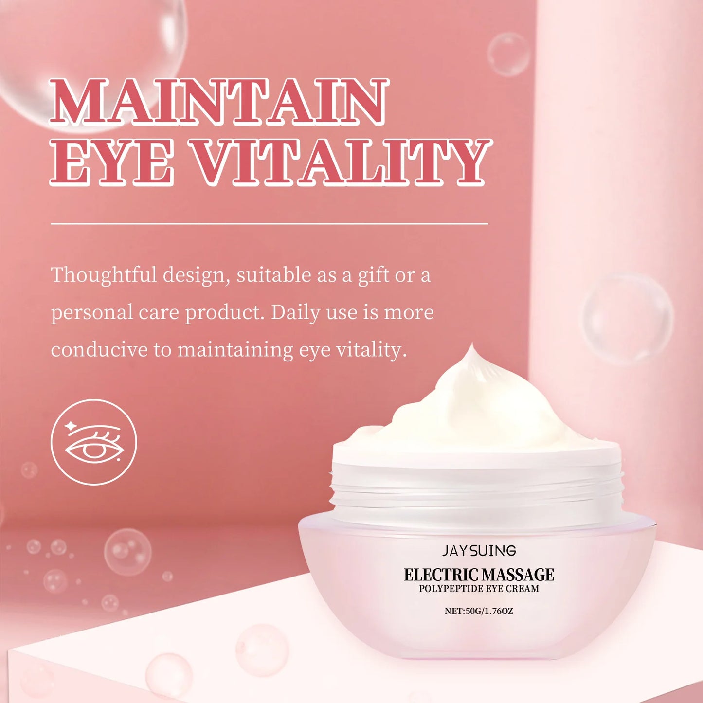 Electric Eye Massager - Anti-Wrinkle Firming Cream for Tired Eyes - ZOOMNSTORE