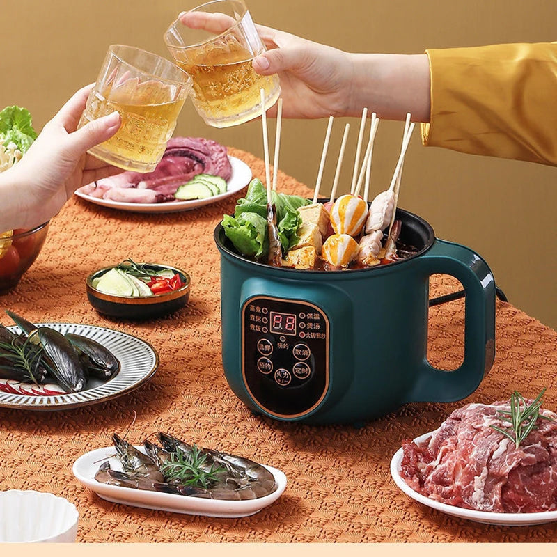 Electric Hot Pot Cooker - Multicooker for Stews Soups Noodles and Eggs - ZOOMNSTORE