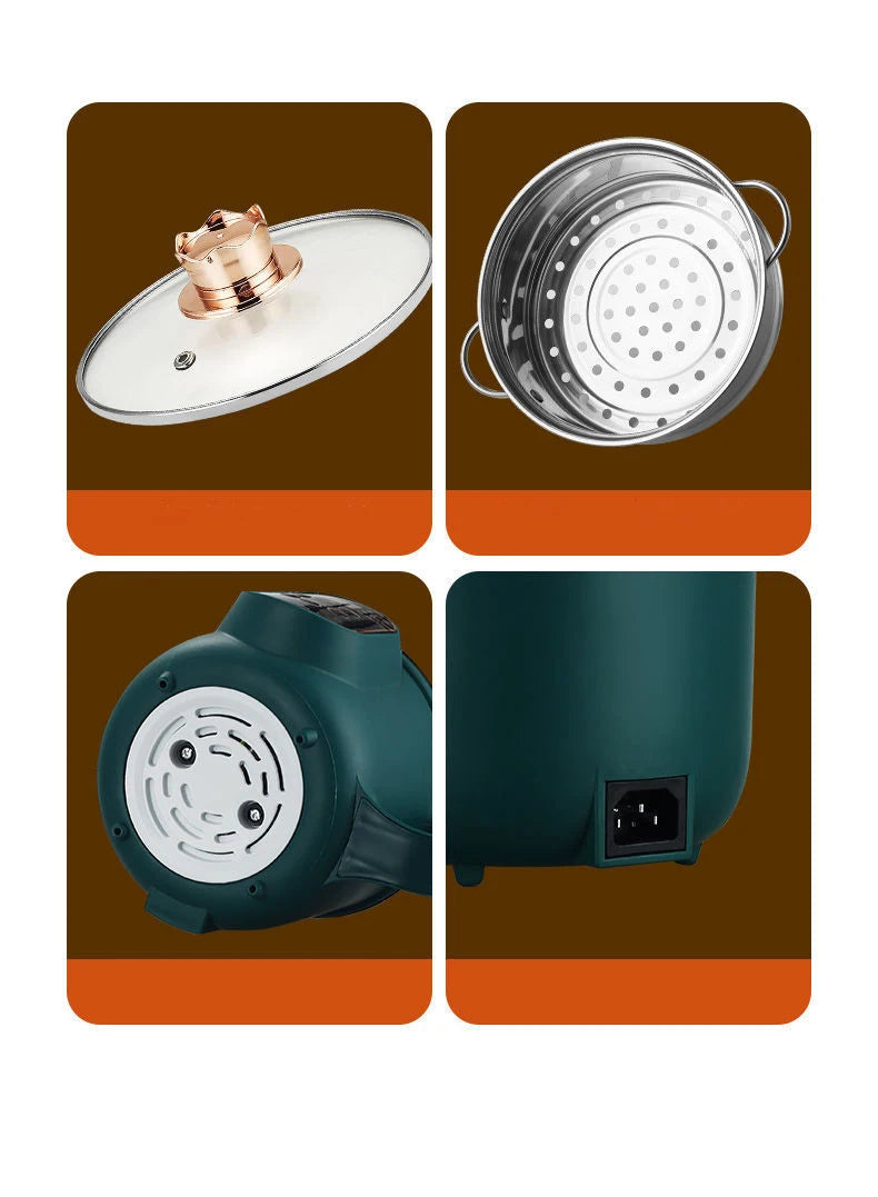 Electric Hot Pot Cooker - Multicooker for Stews Soups Noodles and Eggs - ZOOMNSTORE