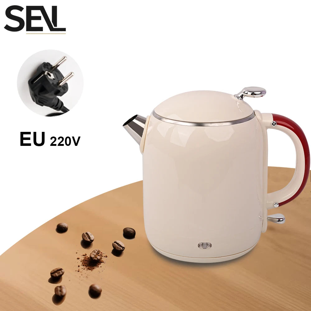 Electric Kettle 1 Liter - Fast Boiling Stainless Steel Kettle With Auto Shut-Off - ZOOMNSTORE