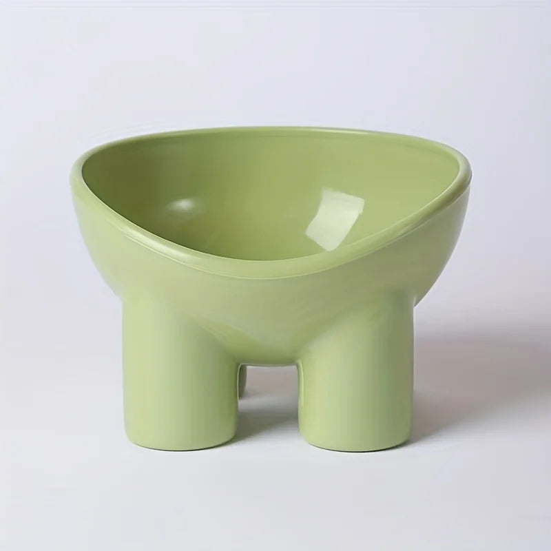 Elevated Cat Bowl - Durable Plastic Pet Bowl with Raised Feeding Stand for Cats & Dogs - ZOOMNSTORE