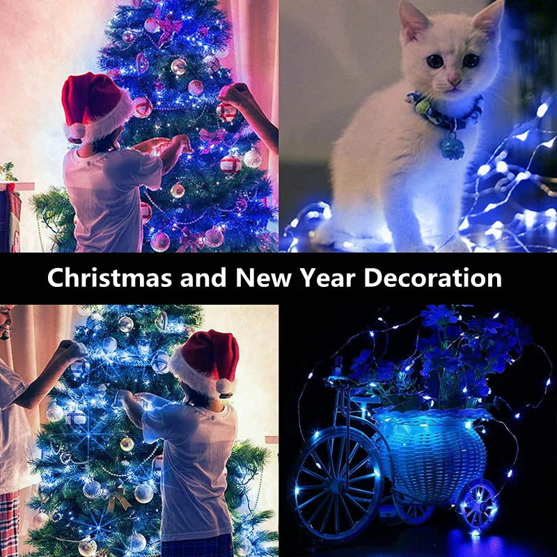 Fairy Lights String - Battery Operated Home Decor for Christmas Weddings and New Year - ZOOMNSTORE