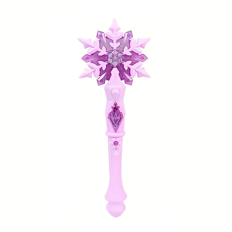 Dreamy fairy snowflake wand, sparkling magic wand, girl's dream dressing toy, as a birthday gift, holiday gift, Christmas gift - ZOOMNSTORE