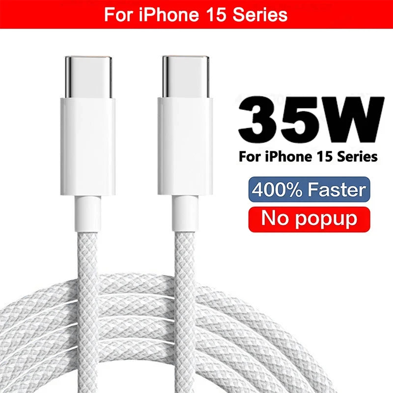 PD 30W USB Cable For Apple iPhone 15 14 13 12 11 Pro Max 7 8 Plus XS X XR Fast Charging USB C Cable Charge Date Wire Accessories - ZOOMNSTORE
