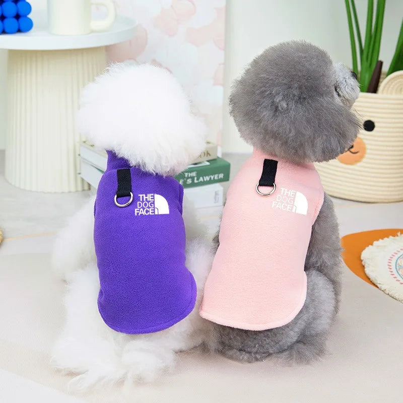 Fleece Dog Sweater - Warm Autumn Winter Coat for Small Breeds - ZOOMNSTORE