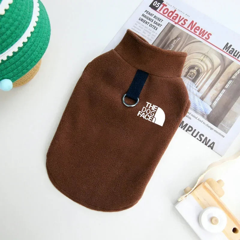Fleece Dog Sweater - Warm Autumn Winter Coat for Small Breeds - ZOOMNSTORE