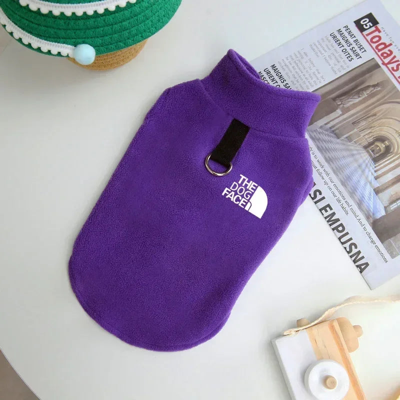 Fleece Dog Sweater - Warm Autumn Winter Coat for Small Breeds - ZOOMNSTORE