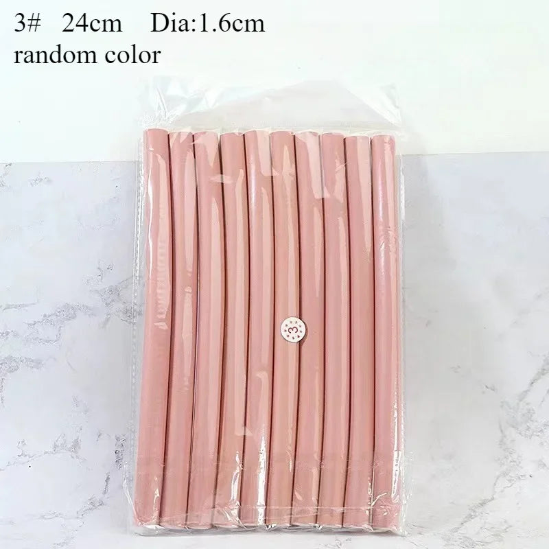 Flexible Hair Curling Rods - 10pcs Soft Foam Bendable Curling Rod Set - ZOOMNSTORE