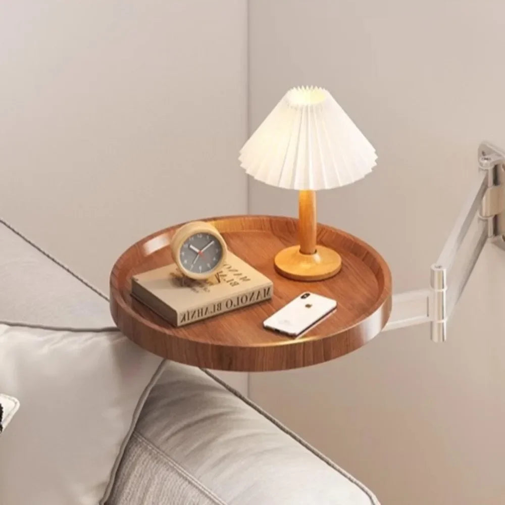 Foldable Wall-Mounted Table - Multi-Purpose Floating Shelves for Bedroom Living Room Storage - ZOOMNSTORE