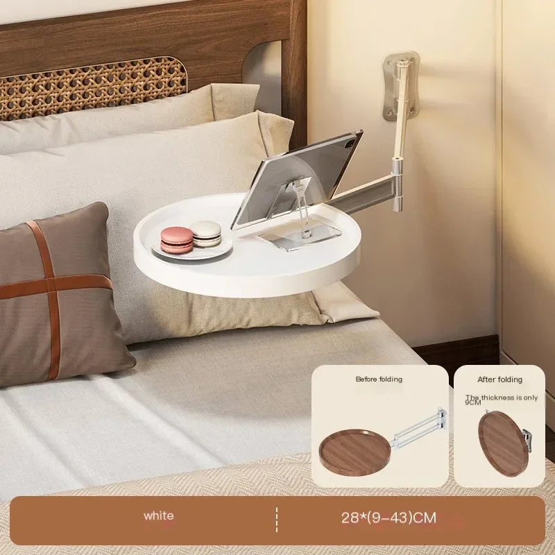 Foldable Wall-Mounted Table - Multi-Purpose Floating Shelves for Bedroom Living Room Storage - ZOOMNSTORE