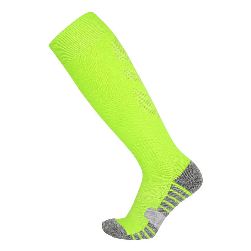 Football Soccer Socks - Over The Calf Striped Athletic Sport Socks For Men & Kids - ZOOMNSTORE