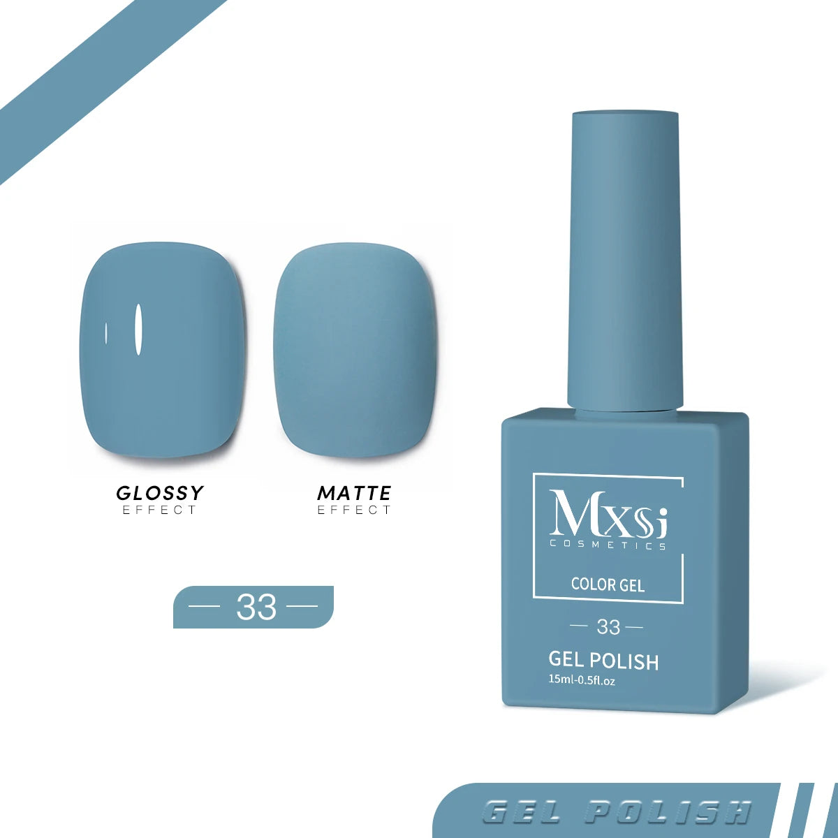 Gel Nail Polish Set - Neon Brown Royal Blue Red Green Pastel Nude Varnish - ZOOMNSTORE