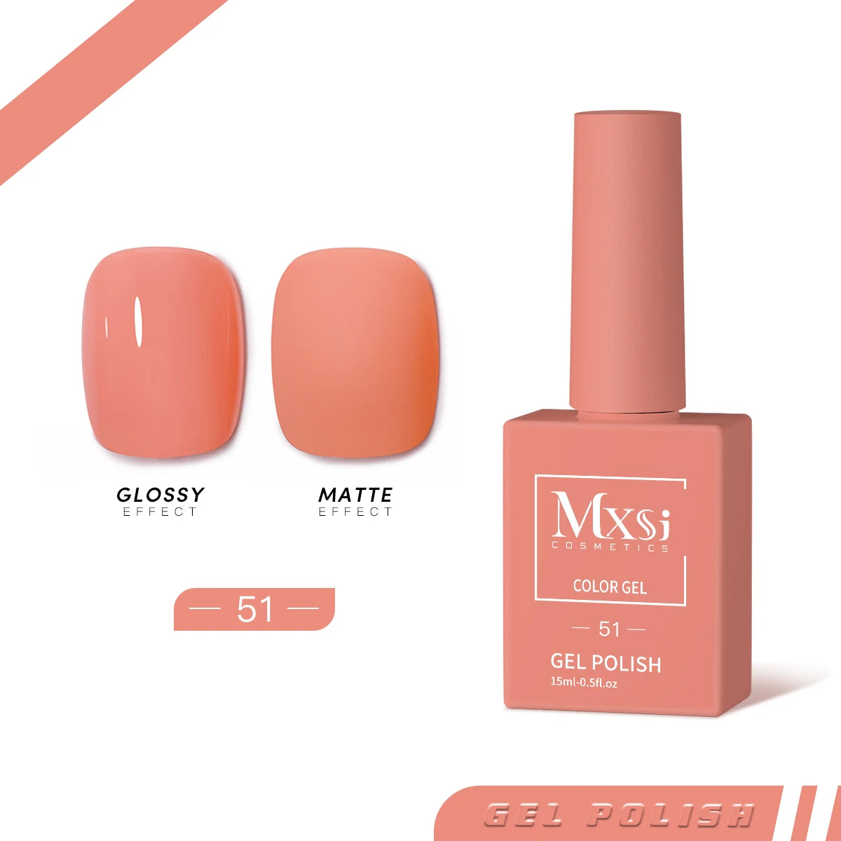 Gel Nail Polish Set - Neon Brown Royal Blue Red Green Pastel Nude Varnish - ZOOMNSTORE
