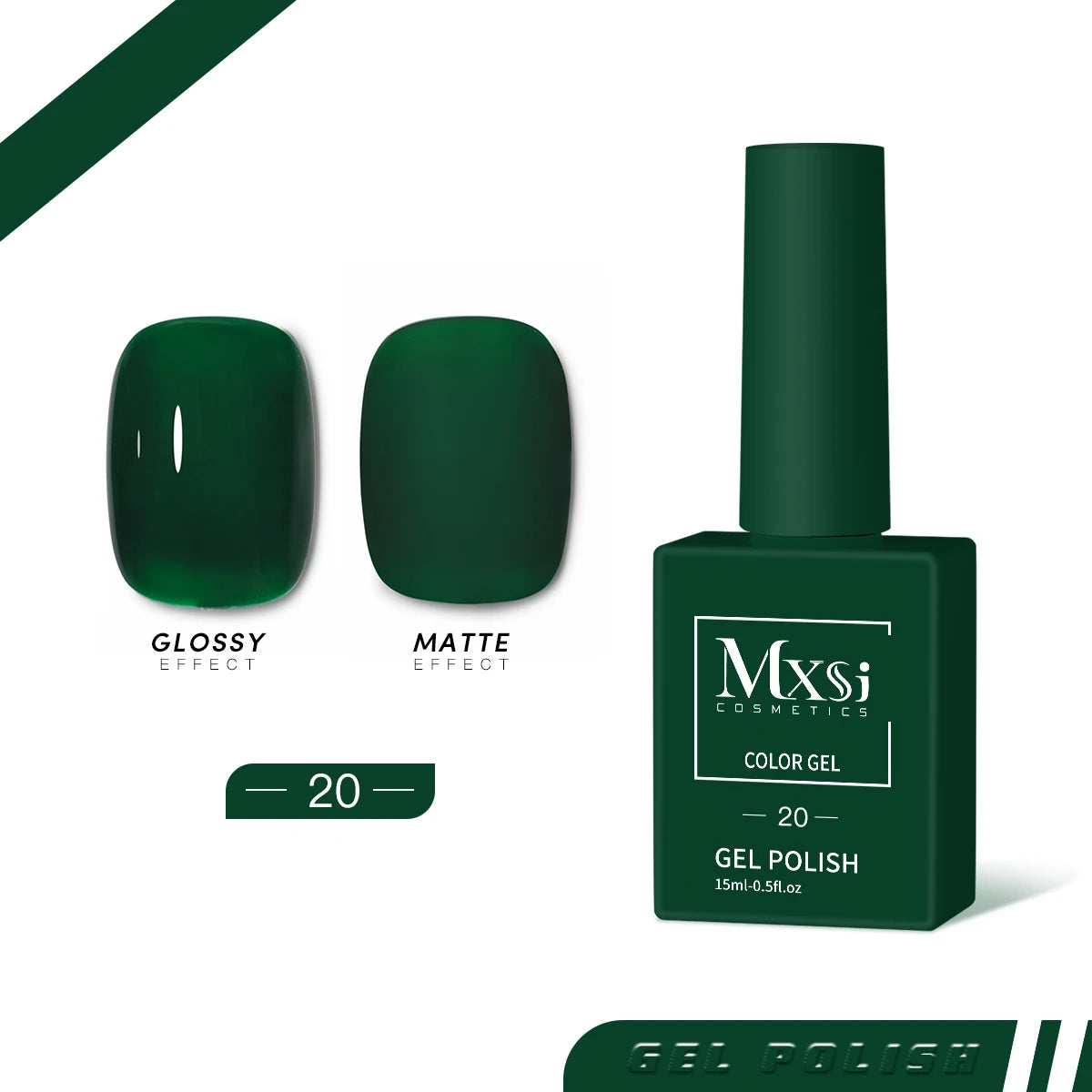 Gel Nail Polish Set - Neon Brown Royal Blue Red Green Pastel Nude Varnish - ZOOMNSTORE