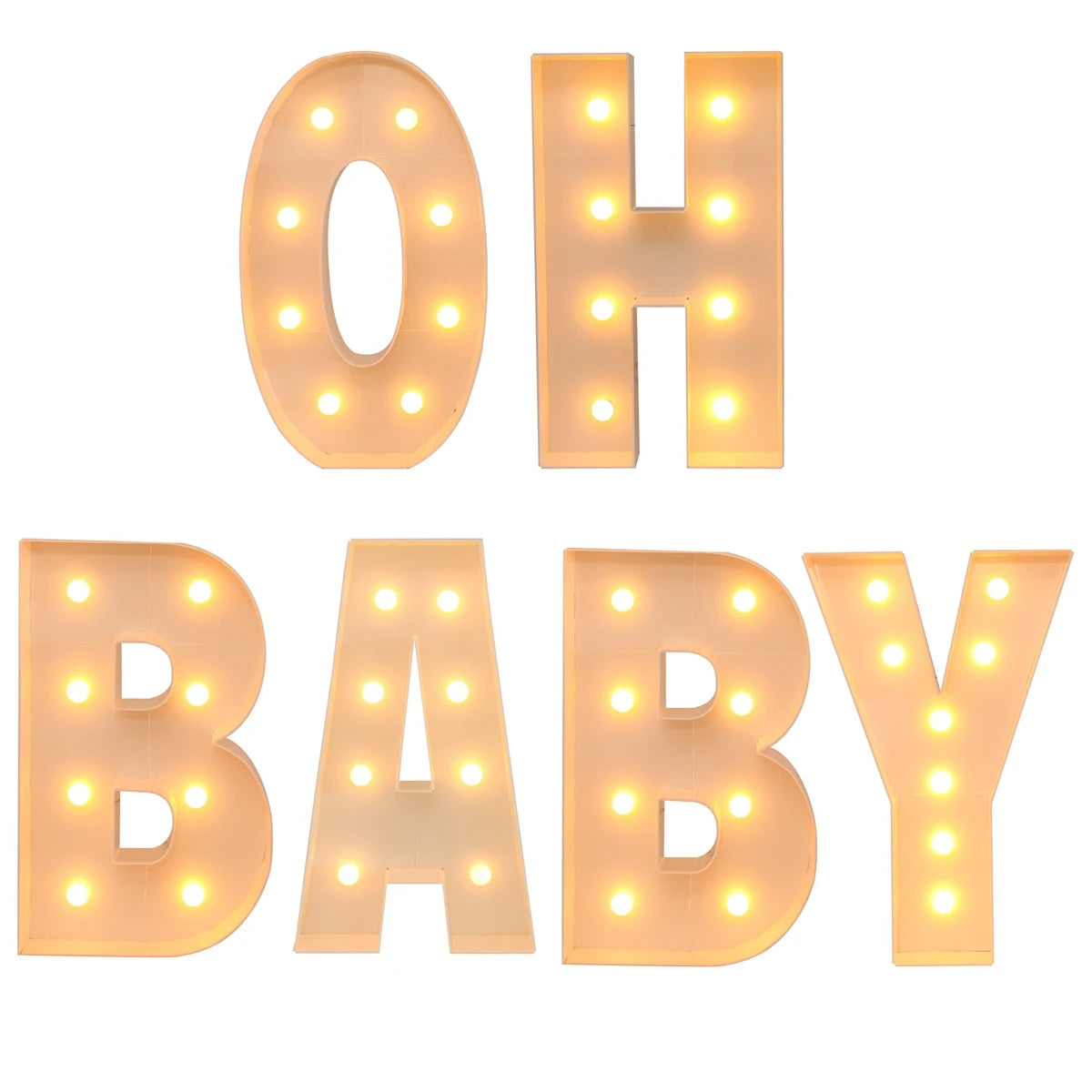 Giant LED Light Box - 915CM Baby Shower Birthday Wedding Decor - ZOOMNSTORE