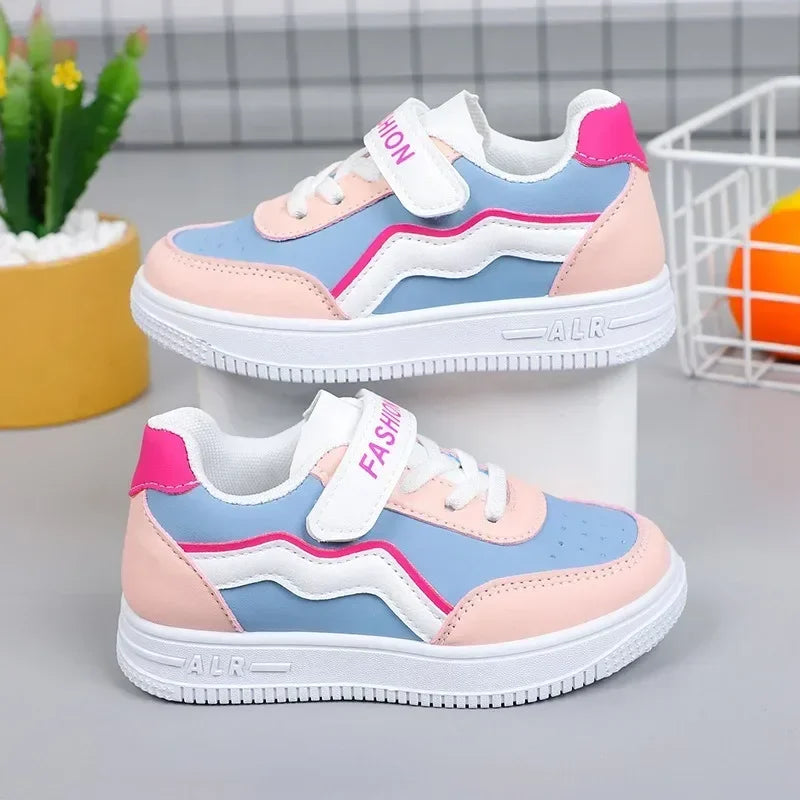 Girls Purple Non-Slip Sneakers - Casual Breathable Outdoor Running Shoes - ZOOMNSTORE