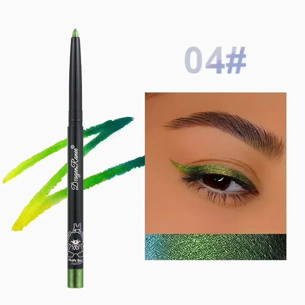 Glitter Aurora Eyeliner - Waterproof Gel Liner Pen | Long Lasting Multi Chrome Metallic - ZOOMNSTORE