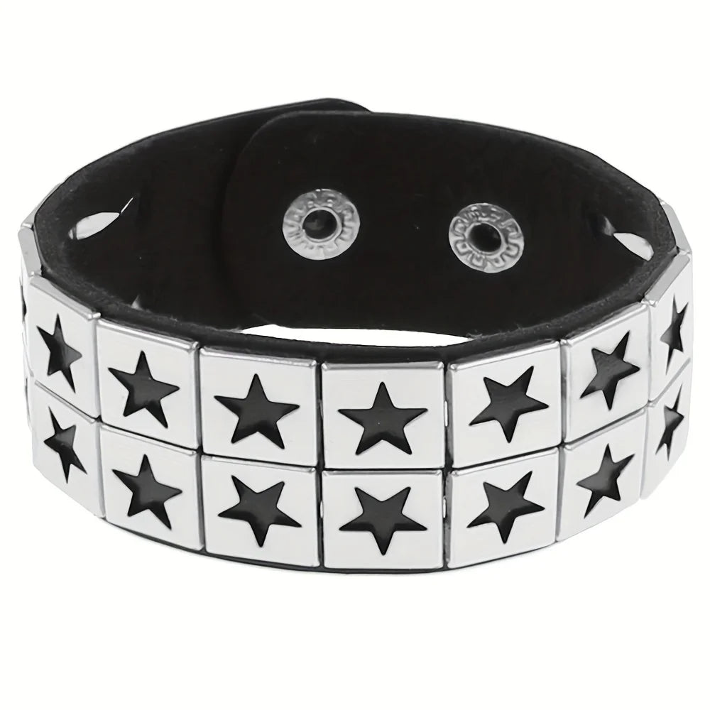 Fashion Gothic Punk Retro Multi Chain Street Dance Bracelet For Halloween Cosplay Christmas Party Birthday Lovers Gifts - ZOOMNSTORE