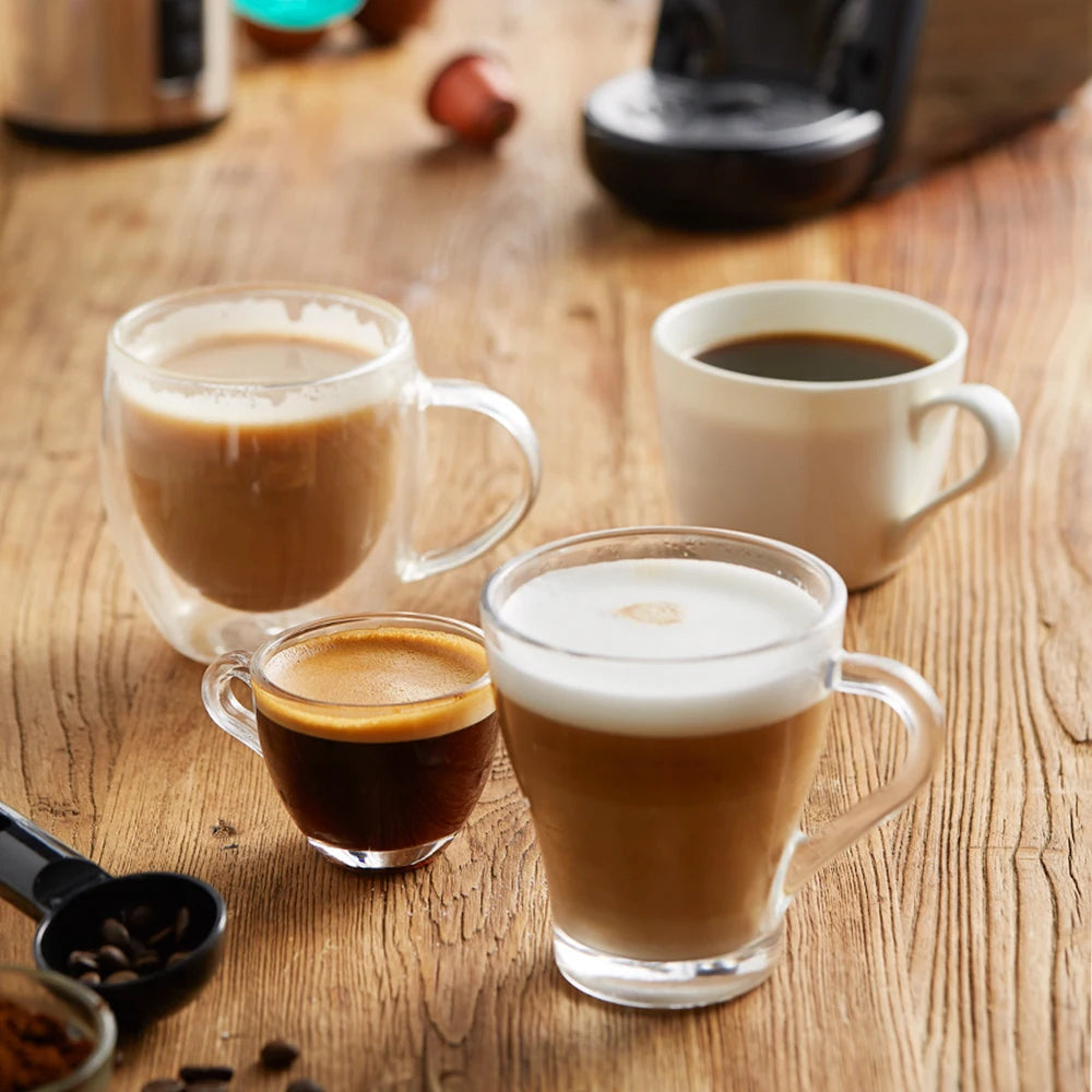 HiBREW 4-in-1 Coffee Machine - 19 Bar Espresso Pod Maker for Hot Cold Drinks - ZOOMNSTORE