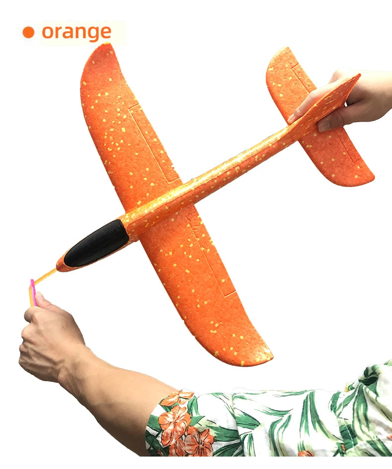 Big Foam Glider Plane - Hand-Throw Outdoor Toy for Kids - ZOOMNSTORE