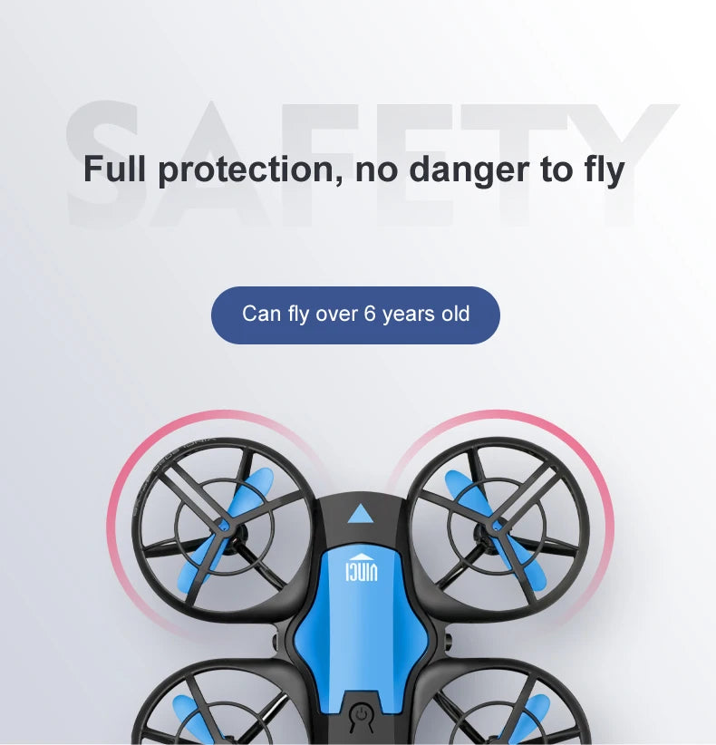 V8 Mini Drone - 4K HD Camera WiFi FPV Height Hold Kids RC Helicopter - ZOOMNSTORE