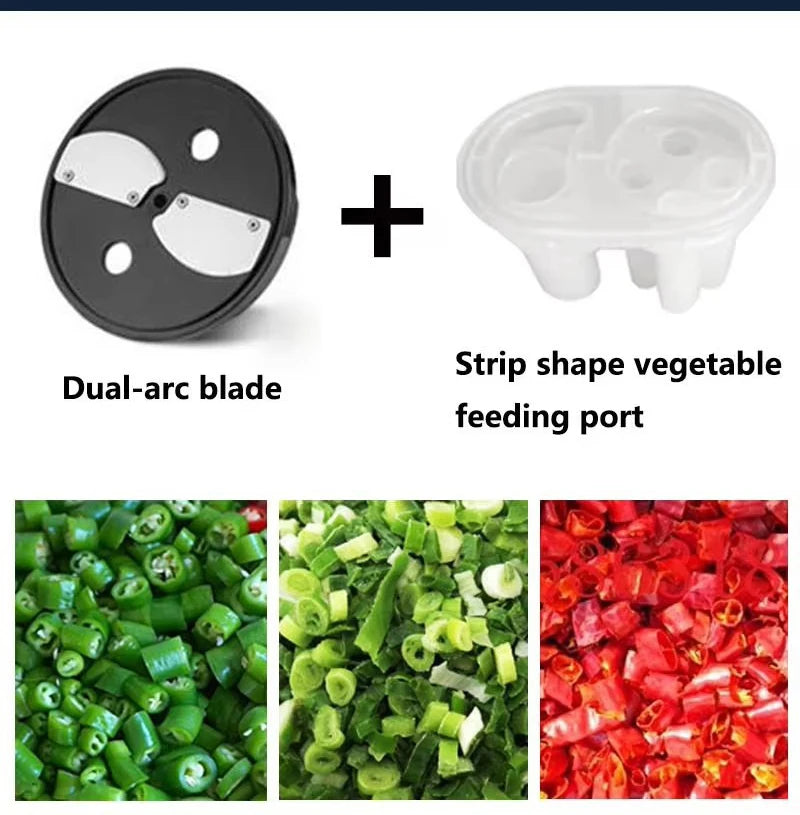 6L Garlic Meat Mince Machine - Small Vegetable Slicer Cutter - ZOOMNSTORE