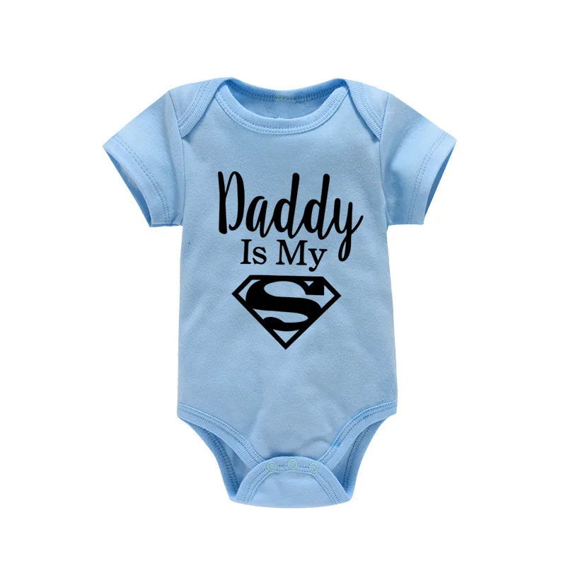 Baby Romper | Newborn Bodysuit Cotton Baby Clothes | Daddy Is My Hero Romper