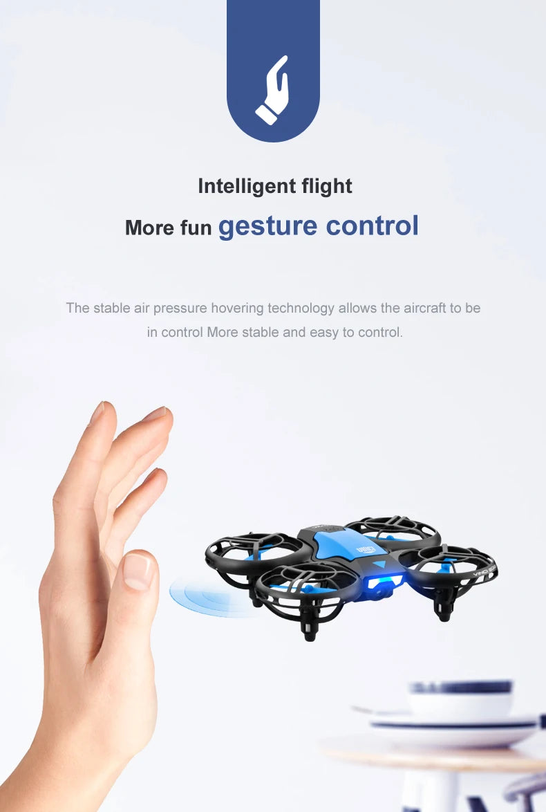 V8 Mini Drone - 4K HD Camera WiFi FPV Height Hold Kids RC Helicopter - ZOOMNSTORE