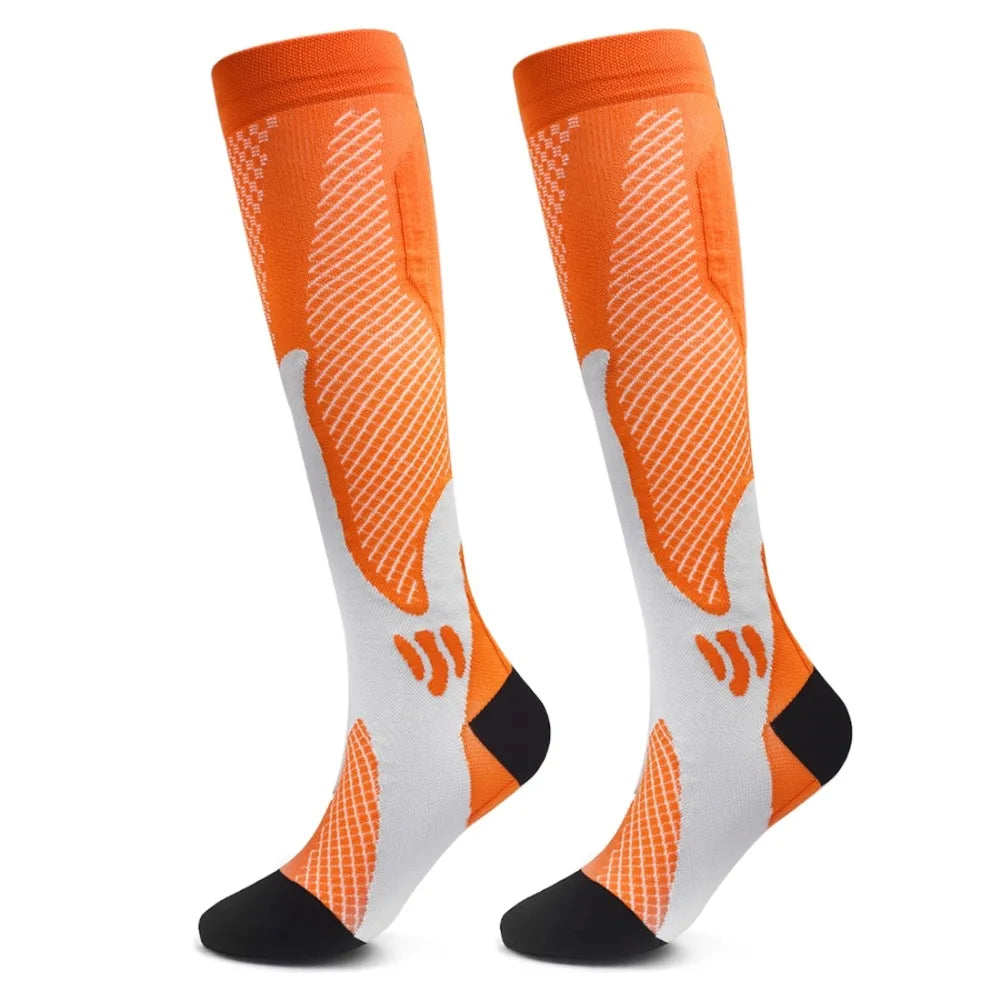 Compression Socks for Varicose Veins - Diabetic Support Sports Hiking Gift for Men - ZOOMNSTORE