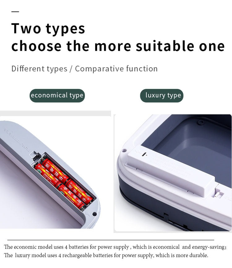 Touchless 16L Sensor Trash Can - Smart Waterproof Kitchen Bathroom Wastebin