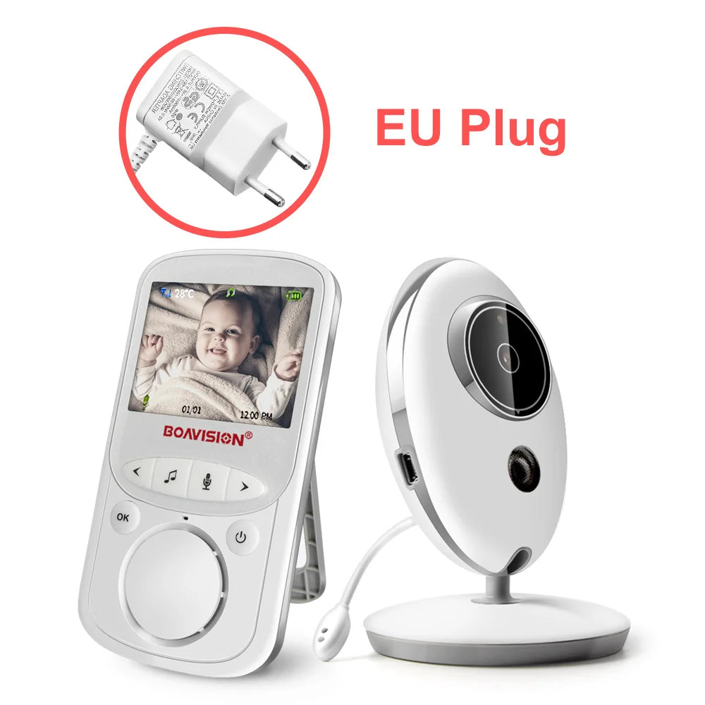 Wireless LCD Audio Video Baby Monitor VB605 Radio Nanny Music Intercom IR 24h Portable Baby Camera Baby Walkie Talkie Babysitter