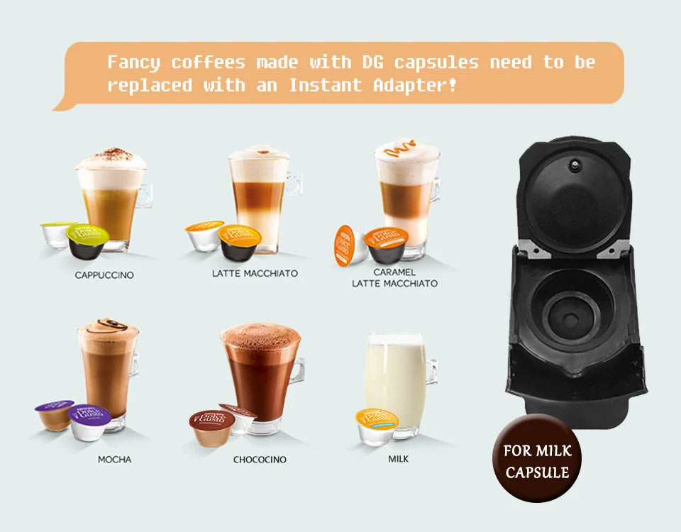 HiBREW 4-in-1 Coffee Machine - 19 Bar Espresso Pod Maker for Hot Cold Drinks - ZOOMNSTORE