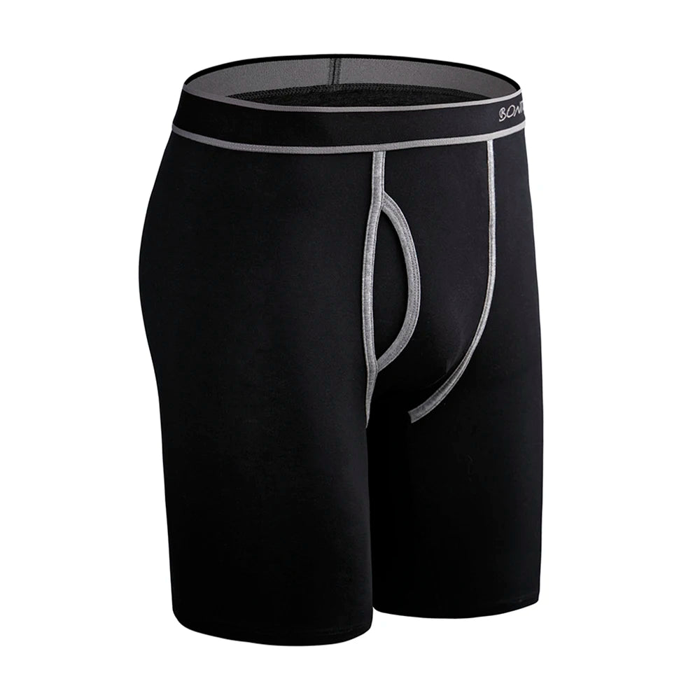 SRBONITOS Long Boxer For Men Underwear High Quality Coton Men's Panties Man Underpants Boxershorts Shorts Calvin Calecon Sexy