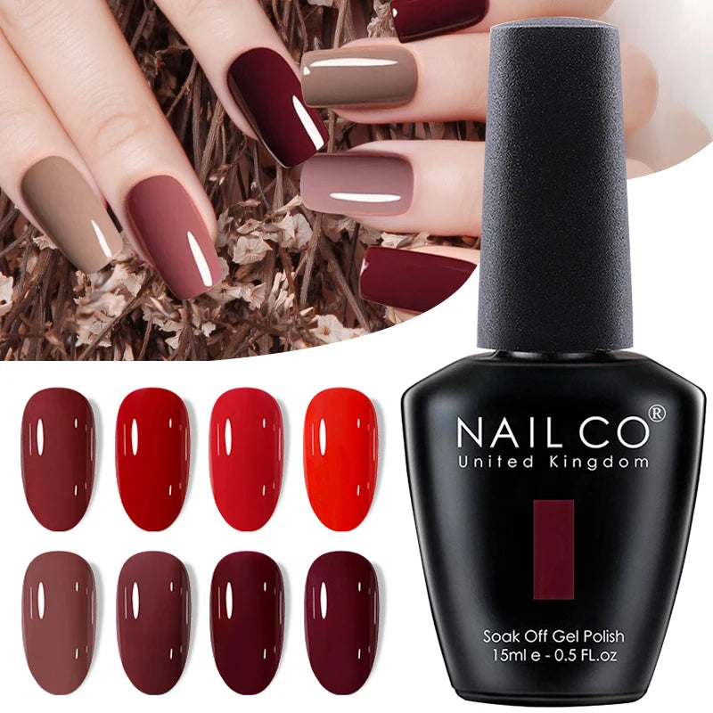 HEMATPO Free Top Base Coat Nail Gel - 15ml Semi-Permanent Soak Off UVLED Varnish - ZOOMNSTORE
