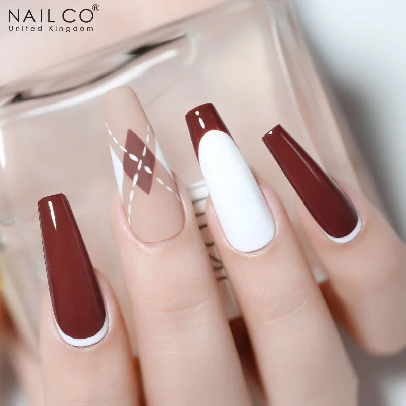 HEMATPO Free Top Base Coat Nail Gel - 15ml Semi-Permanent Soak Off UVLED Varnish - ZOOMNSTORE