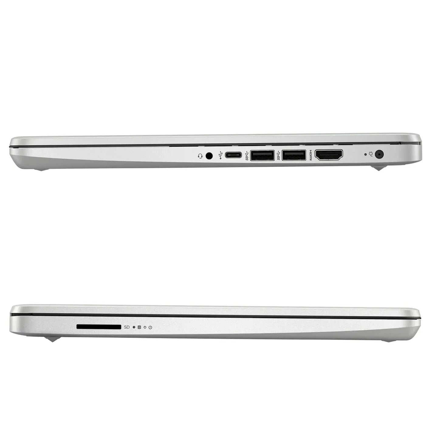 HP 14 Business Laptop - Intel Celeron N4120 16GB RAM 384GB Storage Office 365 Silver - ZOOMNSTORE