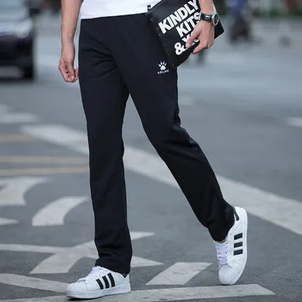 KELME Men Sweatpants Trainning Exercise Pants Outdoor Running Fitness Sports Leisure Pants Legging Active For Male 8261CK1001