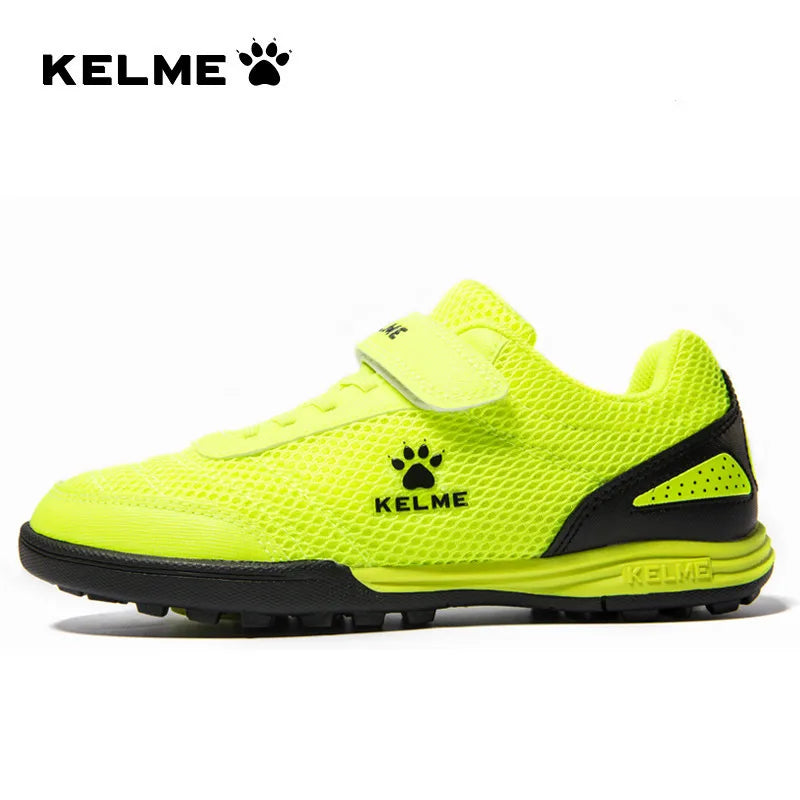KELME Kid's Soccer Shoes HG Sole Football Boots Soccer Sneakers Light Training Shoes Children Sportswear Brand 6873003