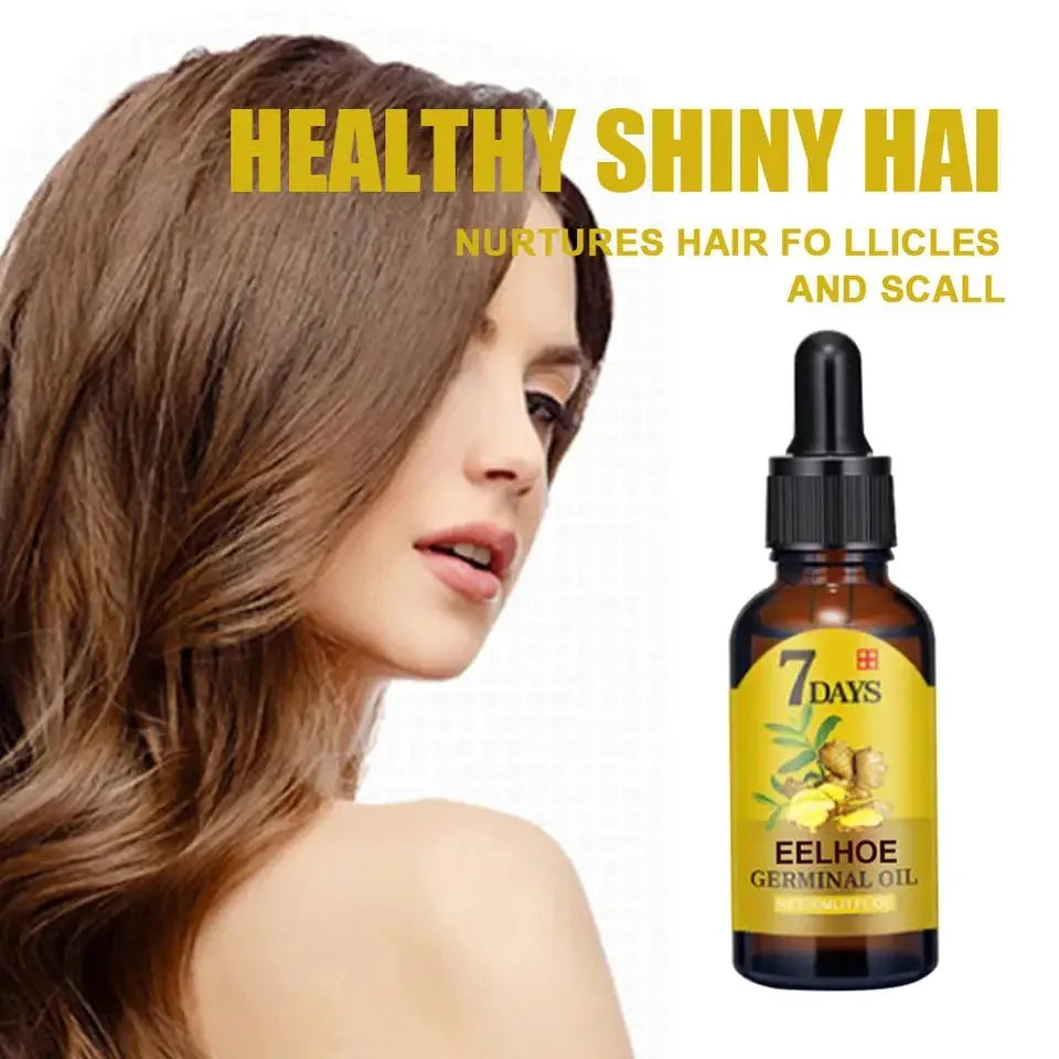 Hair Growth Serum - Ginger Essential Oil for Fast Regrowth Hair Care 102040ml - ZOOMNSTORE